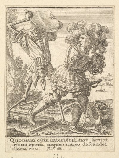 Kreivi kuolemantanssista, 1651. tekijältä Wenceslaus Hollar