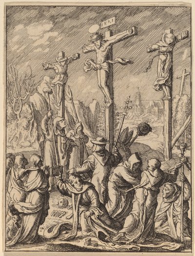 Ristiinnaulitseminen tekijältä Wenceslaus Hollar