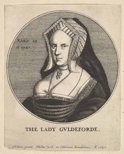 Lady Guldeforde Mary, Lady Guildford, 1647. tekijältä Wenceslaus Hollar