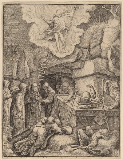 Ylösnousemus tekijältä Wenceslaus Hollar