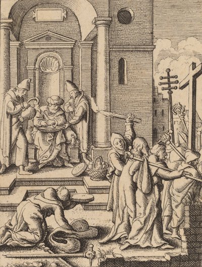 Käsien pesu. tekijältä Wenceslaus Hollar