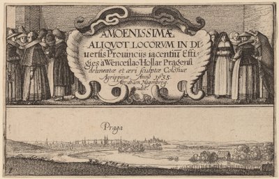 Nimilehti tekijältä Wenceslaus Hollar