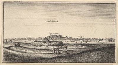 Tootekukkulan kentät... Esite, 1625-77 tekijältä Wenceslaus Hollar