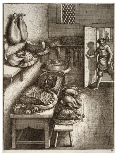Kaupungin ja maaseudun hiiri tekijältä Wenceslaus Hollar