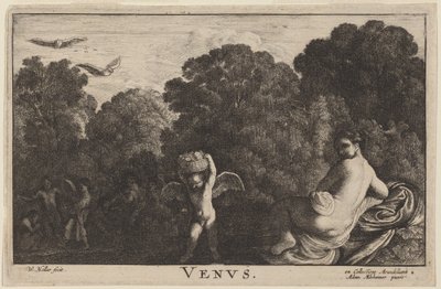 Venus tekijältä Wenceslaus Hollar