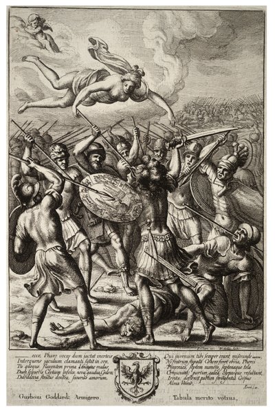 Venus suojelee Aeneasta. Valtio 2 tekijältä Wenceslaus Hollar