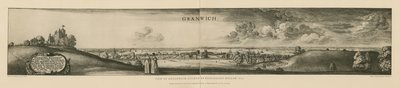 Näkymä Greenwichiin kaiverrettu vuonna 1637 tekijältä Wenceslaus Hollar