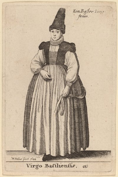 Baselin neitsyt tekijältä Wenceslaus Hollar