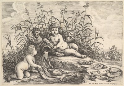 Water The Four Elements, n. 1647. tekijältä Wenceslaus Hollar