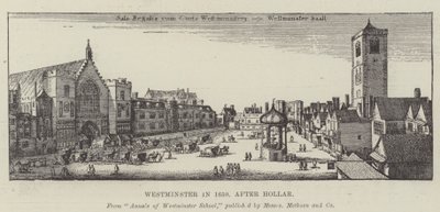 Westminster vuonna 1650 tekijältä Wenceslaus Hollar