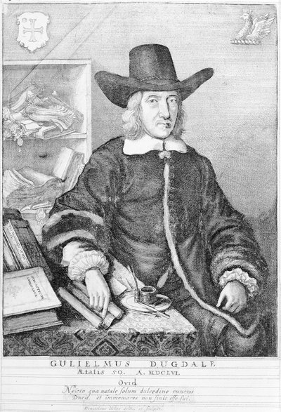 William Dugdale, 1656 tekijältä Wenceslaus Hollar