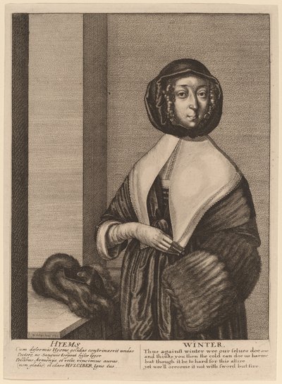 Talvi tekijältä Wenceslaus Hollar
