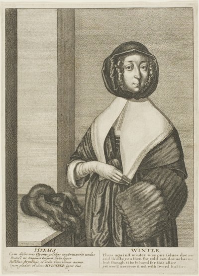 Talvi tekijältä Wenceslaus Hollar