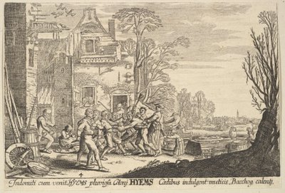 Talvi, 1629. tekijältä Wenceslaus Hollar