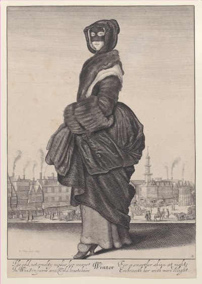 Talvi, Vuodenajat, 1643-44, 1643-44. tekijältä Wenceslaus Hollar