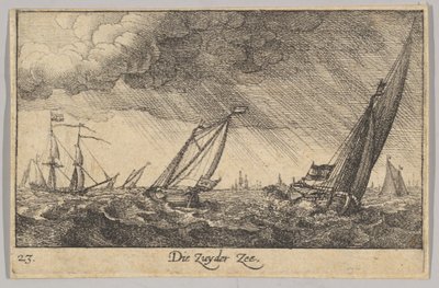 Zuyder Zee, 1635. tekijältä Wenceslaus Hollar