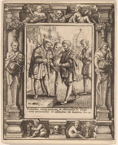 Advocat finlandès tekijältä Wenceslaus Hollar after Hans Holbein the Younger after Abraham van Diepenbeeck