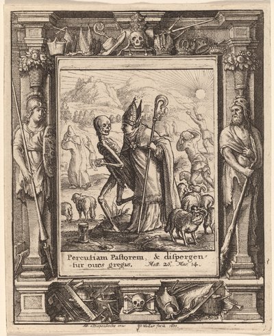 Piispa tekijältä Wenceslaus Hollar after Hans Holbein the Younger after Abraham van Diepenbeeck