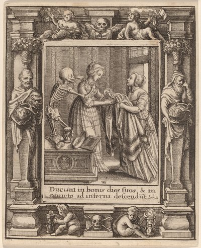Morsian tekijältä Wenceslaus Hollar after Hans Holbein the Younger after Abraham van Diepenbeeck