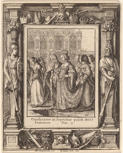 Keisarinna tekijältä Wenceslaus Hollar after Hans Holbein the Younger after Abraham van Diepenbeeck