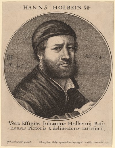 Hans Holbein nuorempi tekijältä Wenceslaus Hollar after Hans Holbein the Younger
