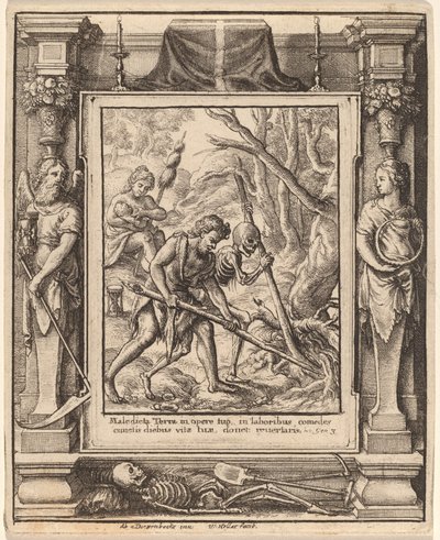 Kun Adam Delved tekijältä Wenceslaus Hollar after Hans Holbein the Younger after Abraham van Diepenbeeck