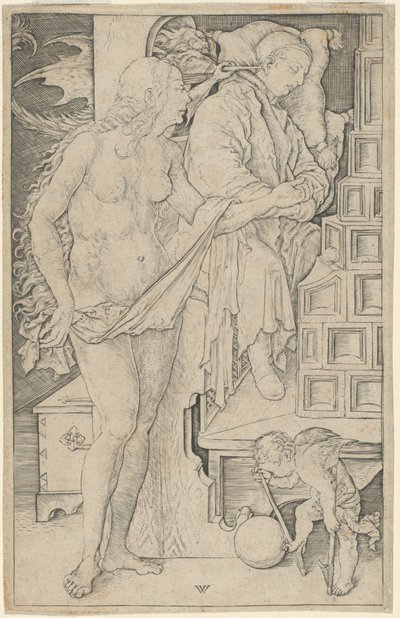 Tohtorin unelma tekijältä Wenzel von Olmutz, after Albrecht Dürer