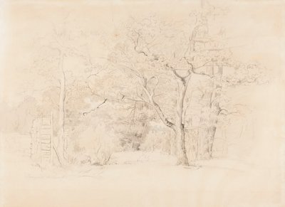 Maisema, metsä tekijältä Werner Holmberg
