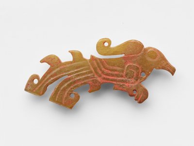 Riipus linnun muodossa, n. 1050-n. 950 eKr. (jade, nefriitti) tekijältä Western Zhou Dynasty Chinese School