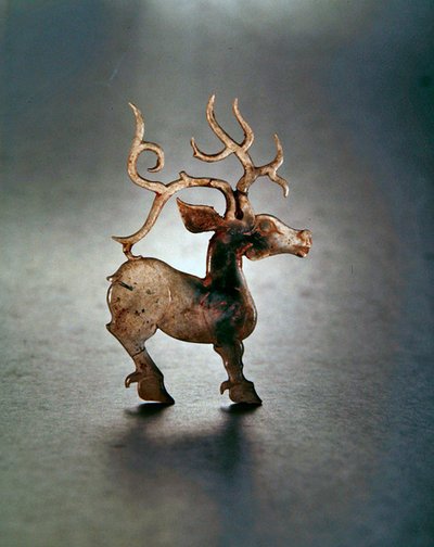 Stag tekijältä Western Zhou Dynasty Chinese School