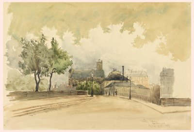 Piirros, The Marque, Pariisi, 1887. tekijältä Whitney Warren Jr.
