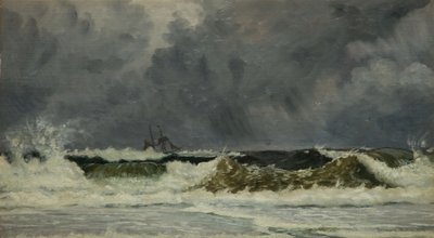 Karu sää - Jyllannin rannikko, 1884. tekijältä Whitworth Wallis