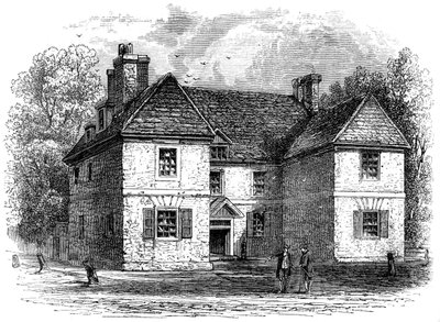 William Penns House, Philadelphia, Pennsylvania, 1600-luvun loppu - 1700-luvun alku 1880 tekijältä Whymper