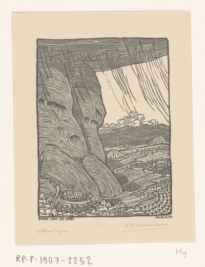 Nooan arkin rakentaminen Arkin rakentaminen (alkuperäinen nimi) tekijältä Wijnand Otto Jan Nieuwenkamp (signed by artist)