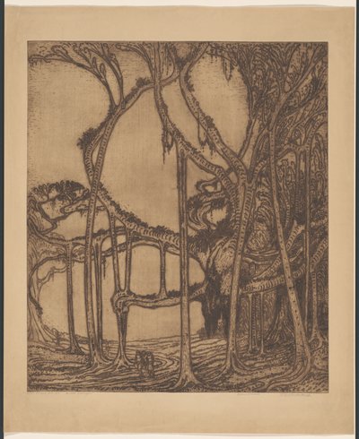Vanha varoitus (alkuperäinen nimi esineessä) tekijältä Wijnand Otto Jan Nieuwenkamp (signed by artist)