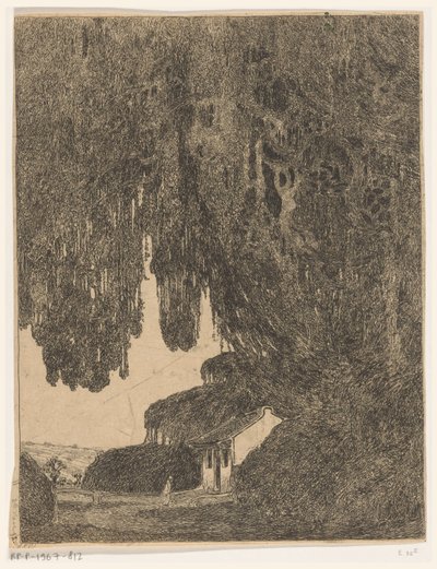 Kiinalainen kappeli lähellä Semarangia Javalla kiinalainen palvontapaikka (alkuperäinen nimi) tekijältä Wijnand Otto Jan Nieuwenkamp