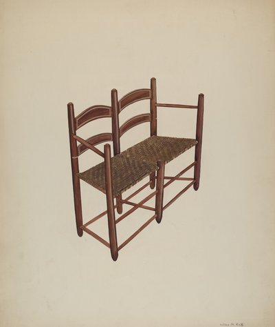 Ox Cart Chair, c. 1939. tekijältä Wilbur M Rice