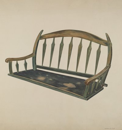 Prairie-kuunariistuin, n. 1937. tekijältä Wilbur M Rice