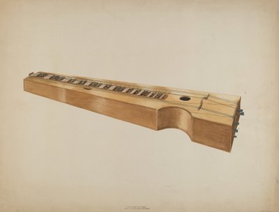 Psalmodicon, c. 1937. tekijältä Wilbur M Rice