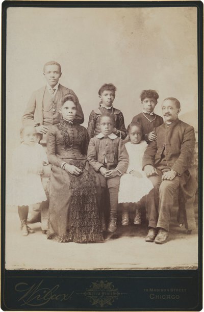 Perheen muotokuva,c. 1890 (kuva) tekijältä Wilcox