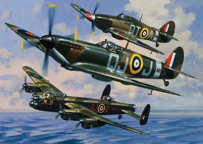 Spitfires (guassia paperille) tekijältä Wilf (20th century) Hardy