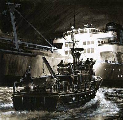 Brittiläinen elämäntapa: Britannian rannikkovartioston veronmurtajat. tekijältä Wilf (20th century) Hardy