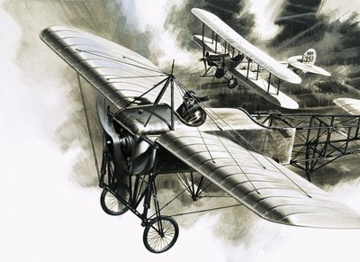RFC:n ensimmäinen tiedustelulento... tekijältä Wilf (20th century) Hardy