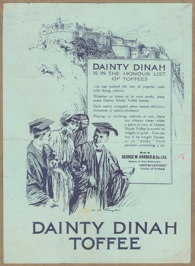Tyylikäs Dinah Toffee, n. 1920 tekijältä Wilfred Fryer