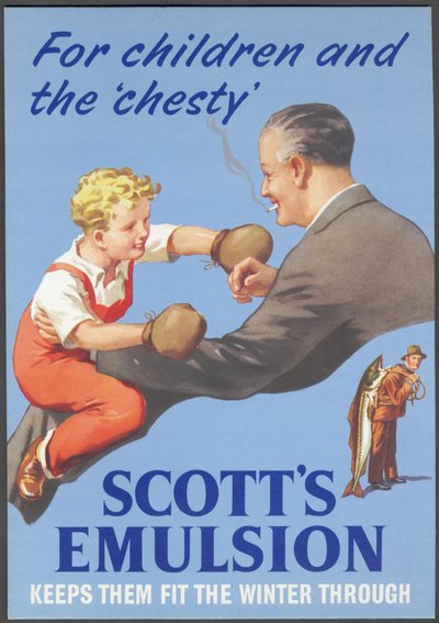 Scottin emulsio, 1930-luku tekijältä Wilfred Fryer