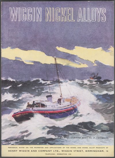 Wiggin Nickel Alloys, 1960-luku tekijältä Wilfred Fryer
