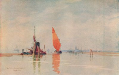 Aikainen aamu. Venetsian laguunit, 1917 tekijältä Wilfrid Williams Ball