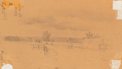 Landschaft mit gehender Figur tekijältä Wilhelm Bendz