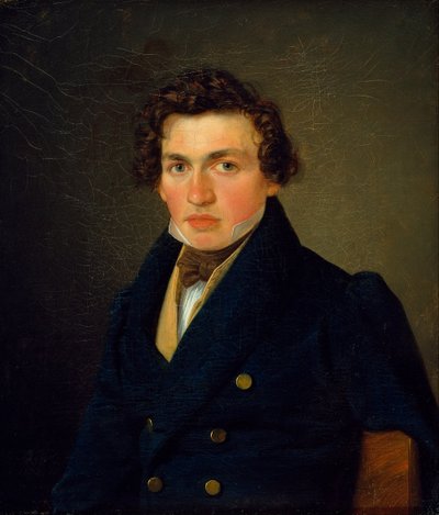 Nuoren miehen muotokuva. tekijältä Wilhelm Bendz