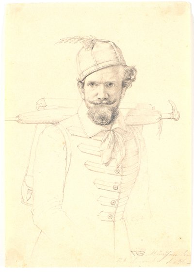 Omakuva piikillä tekijältä Wilhelm Bendz